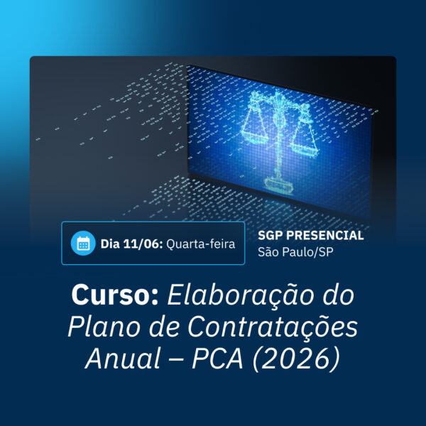 11/06 - CURSO: ELABORAÇÃO DO PLANO DE CONTRATAÇÕES ANUAL – PCA 2026
